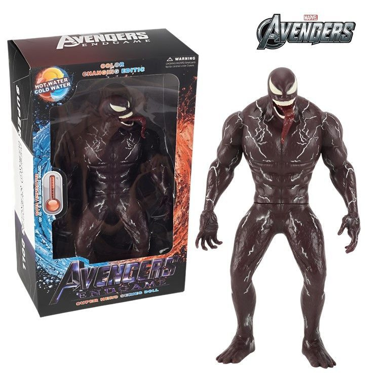 Фигурка игрушка для мальчика Мстители Веном 27см., Супергерои Marvel Avengers Venom меняющий цвет  #1