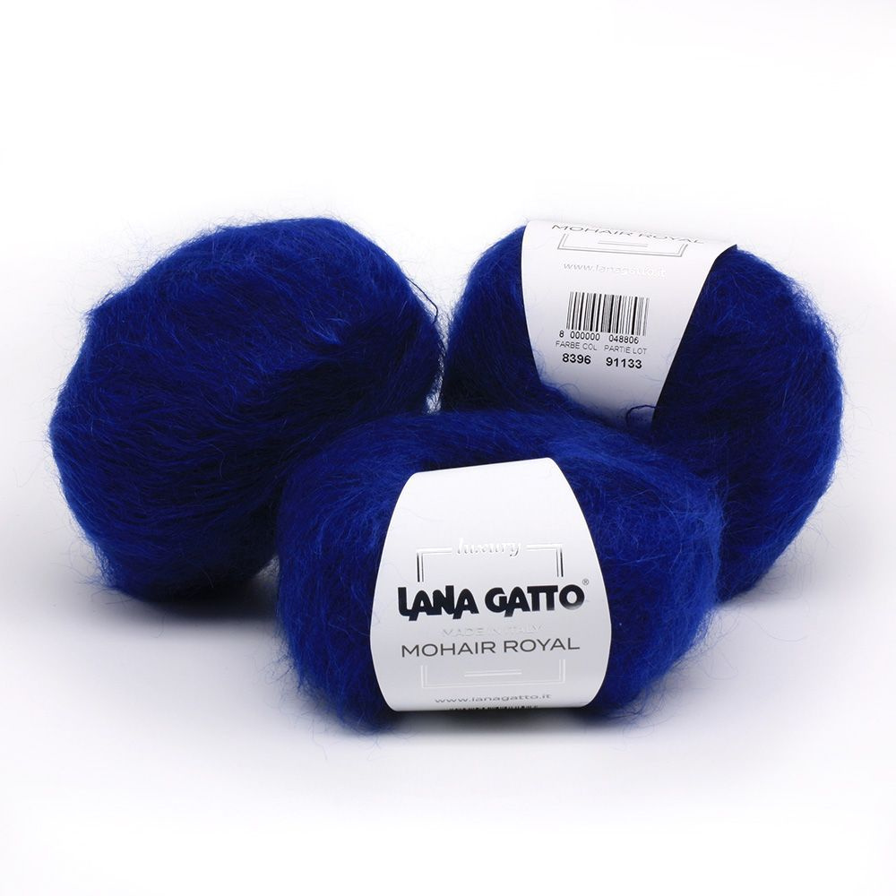 Пряжа Lana Gatto Mohair Royal 25г/215м,1 моток, цвет (8396) #1