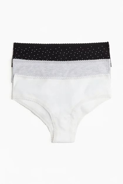 Комплект трусов хипстеры H&M Ladies Briefs, 3 шт #1