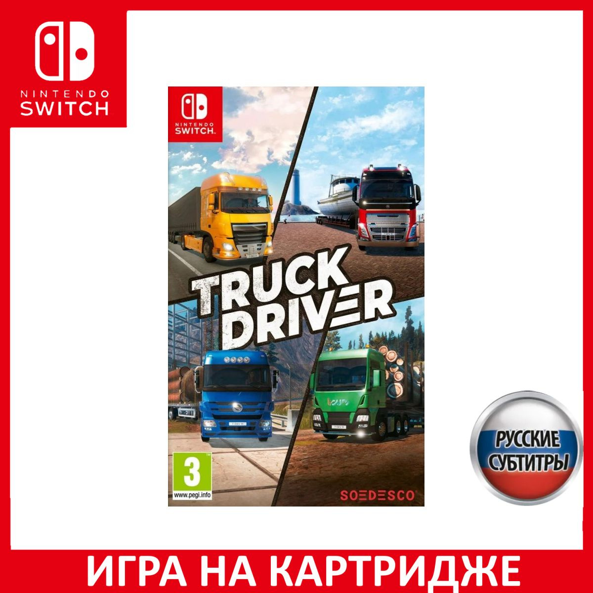 Игра на Картридже Truck Driver Русская Версия (Switch)