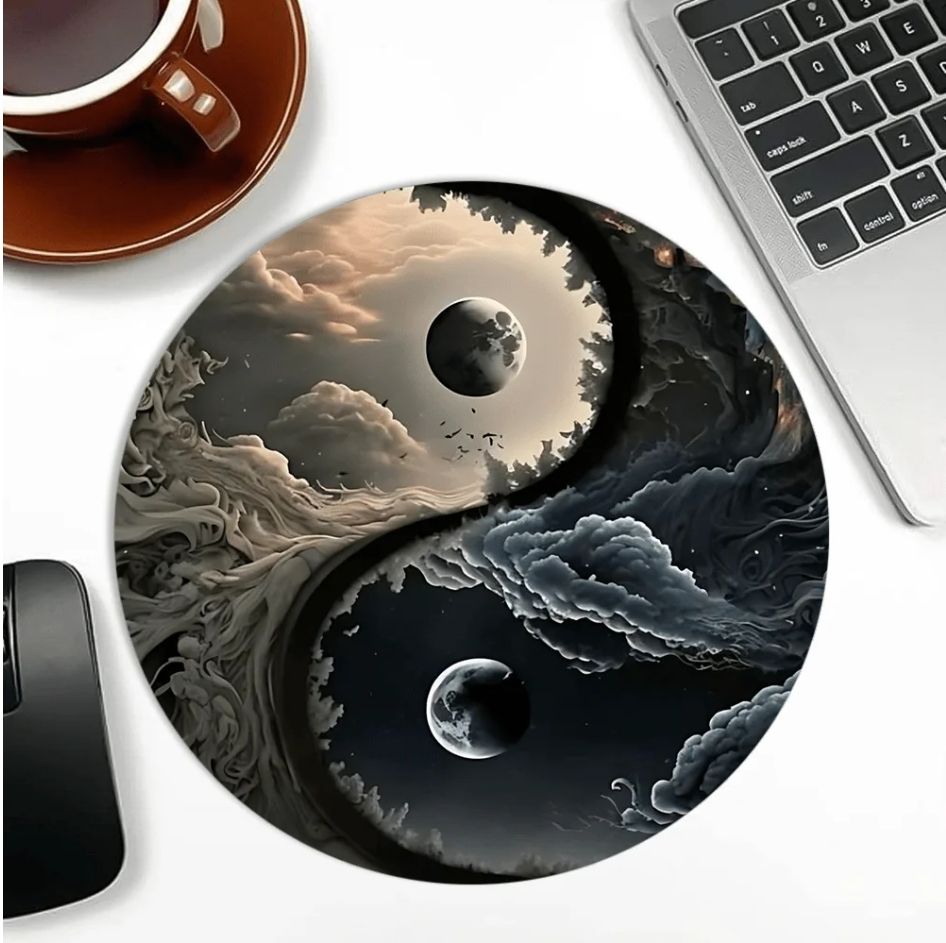 Коврикдлямышки,S,черныйматовый