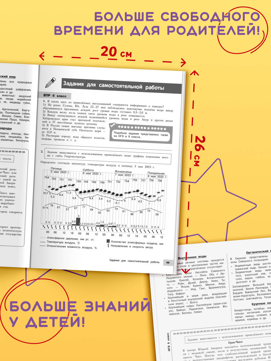 География. Подготовка к ОГЭ и ВПР. Пособие. 5-6-7-8-9 класс | Geography: Preparation for OGE and VPR. Study Guide. Grades 5-6-7-8-9 - Ozon image 2