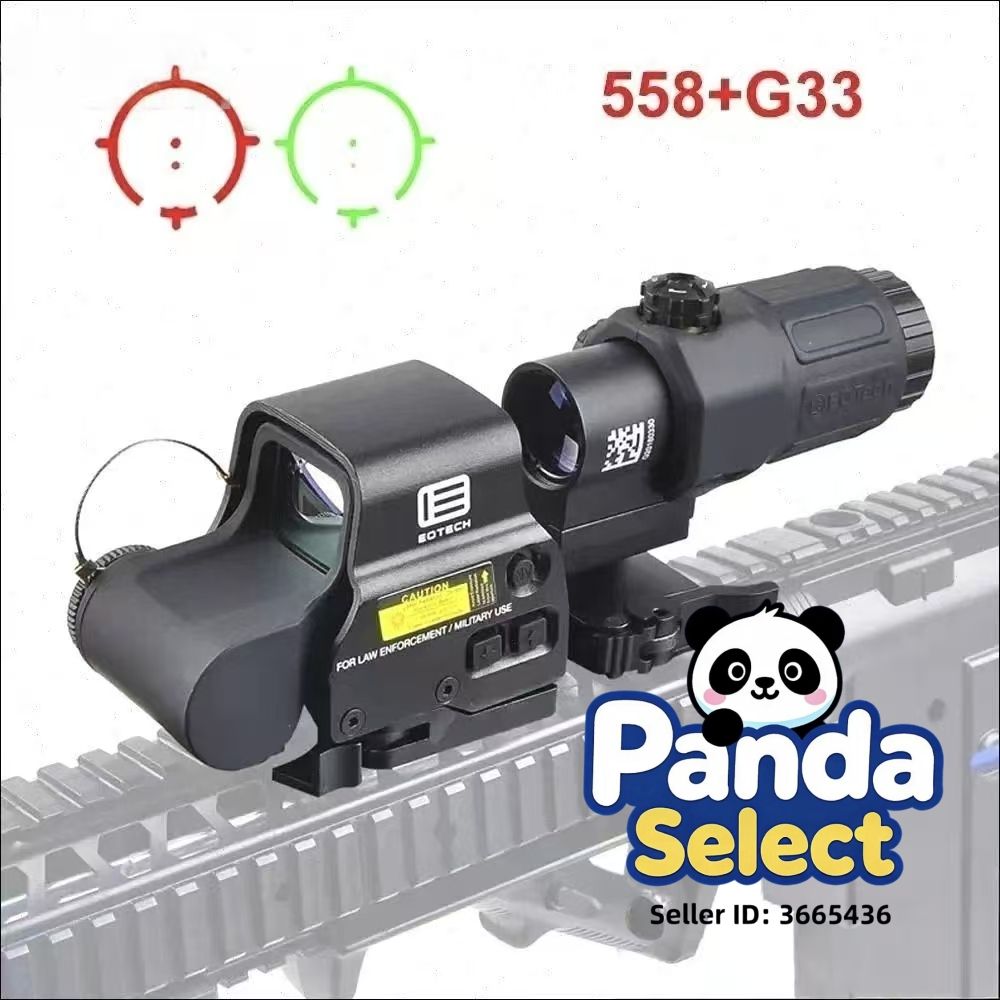 ПрицелколлиматорныйEOTech558RedGreenPoint+MAGNIFIERG33-3X(black)
