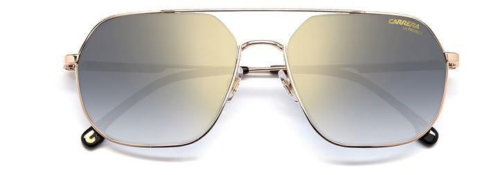 Мужские и женские солнцезащитные очки Carrera CARRERA 1035/GS DDB 1V, цвет: золотой, цвет линзы: серый, #1