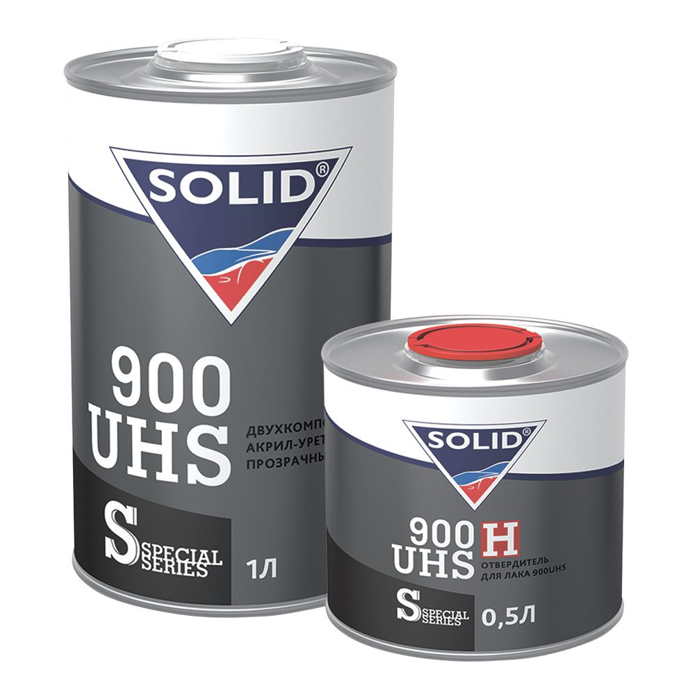 Лак прозрачный SOLID 900 UHS 2K (1000+500мл) 2+1 (в комп. с отвердителем)  #1