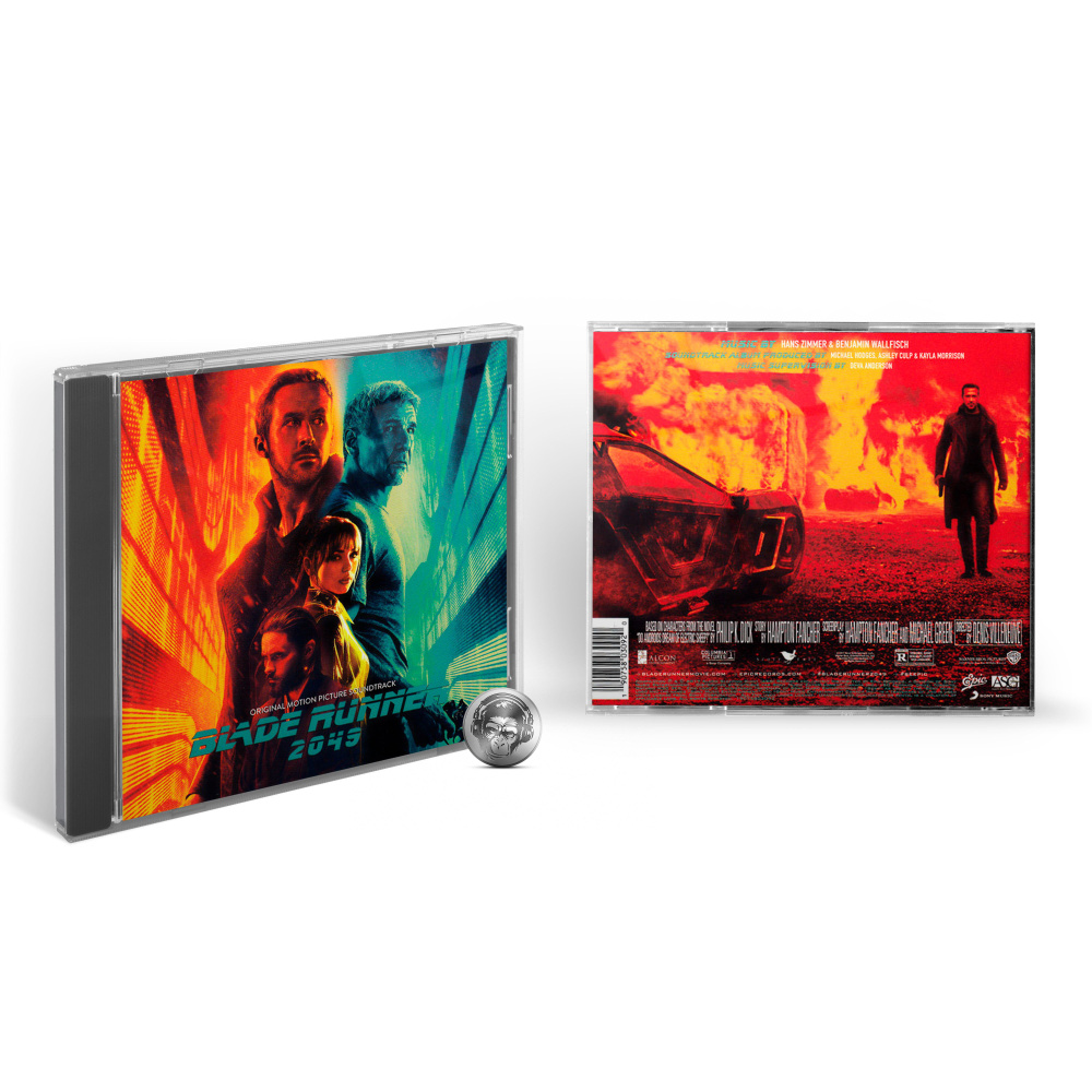 OST - Blade Runner 2049 (Hans Zimmer & Benjamin Wallfisch) (2CD) 2017 Jewel Музыкальный диск  #1