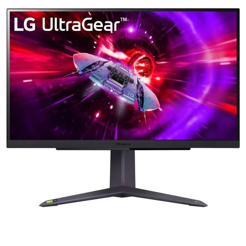 LG 27" Монитор 27GR75Q-B, черный, белый #1