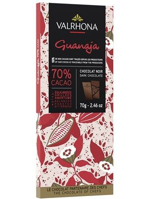 Плитка темного шоколада Valrhona, 4x70г #1