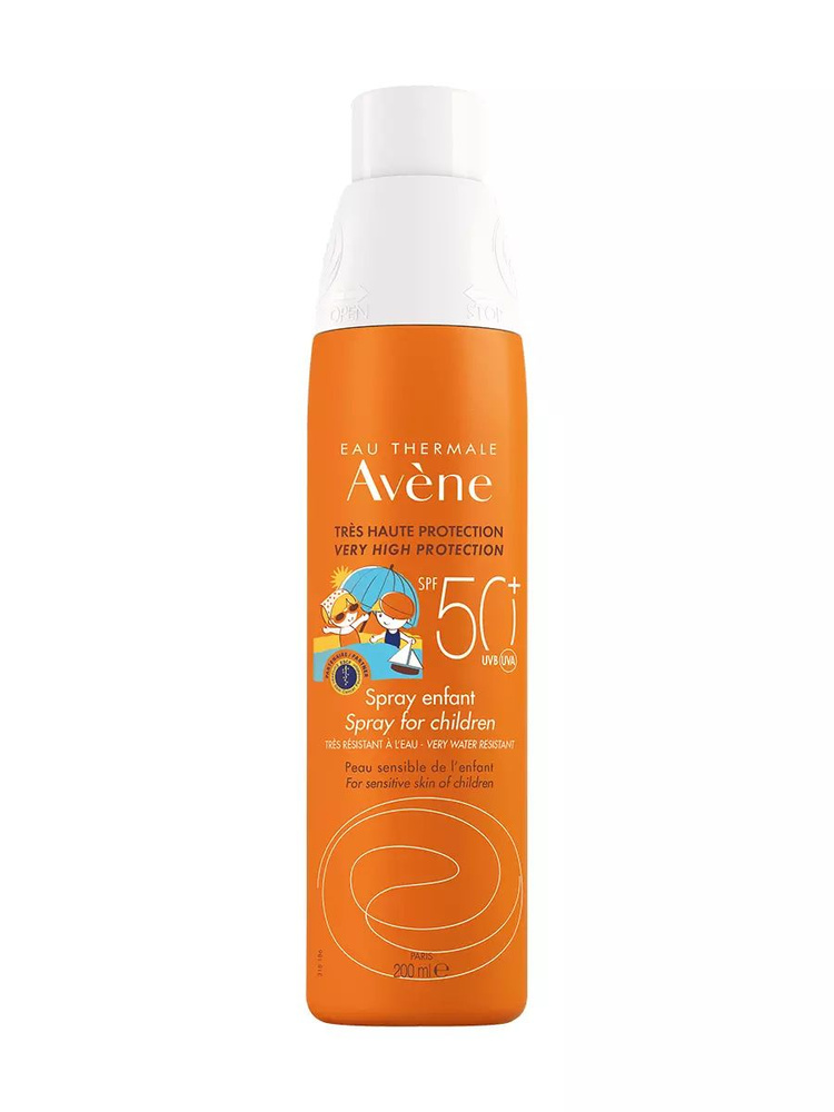 Avene Детский солнцезащитный спрей SPF 50+, 200 мл #1