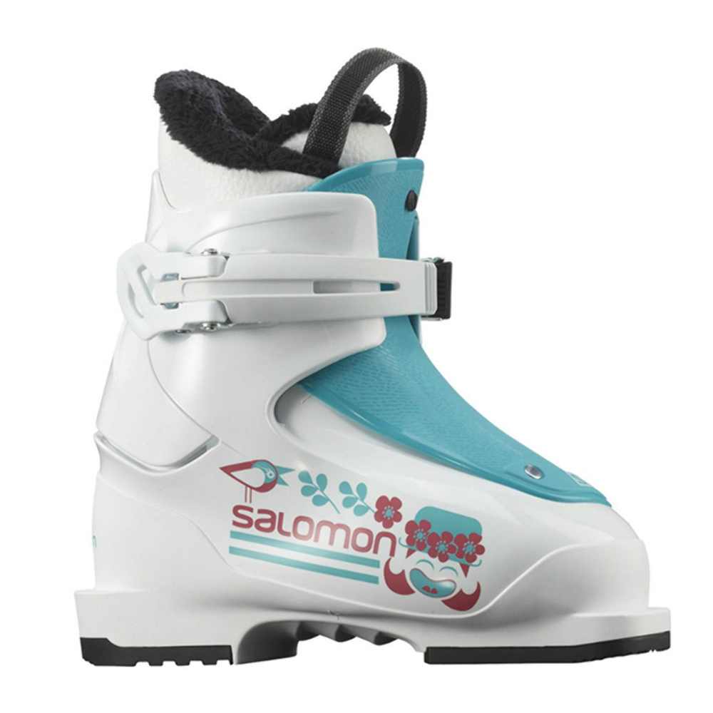 Горнолыжные ботинки Salomon T1 Girly White/Scuba Blue 21/22 #1