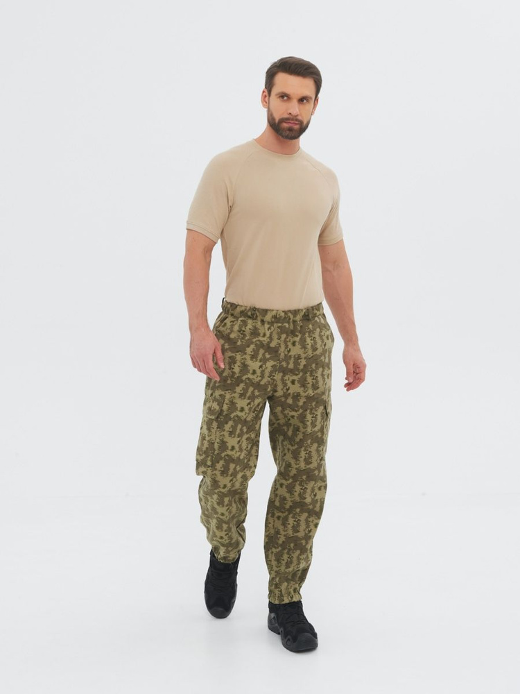 Тактические брюки мужские Huntsman Антигнус летние, легкие, камуфляжные, с карманами, рыбацкие, для охоты, #1