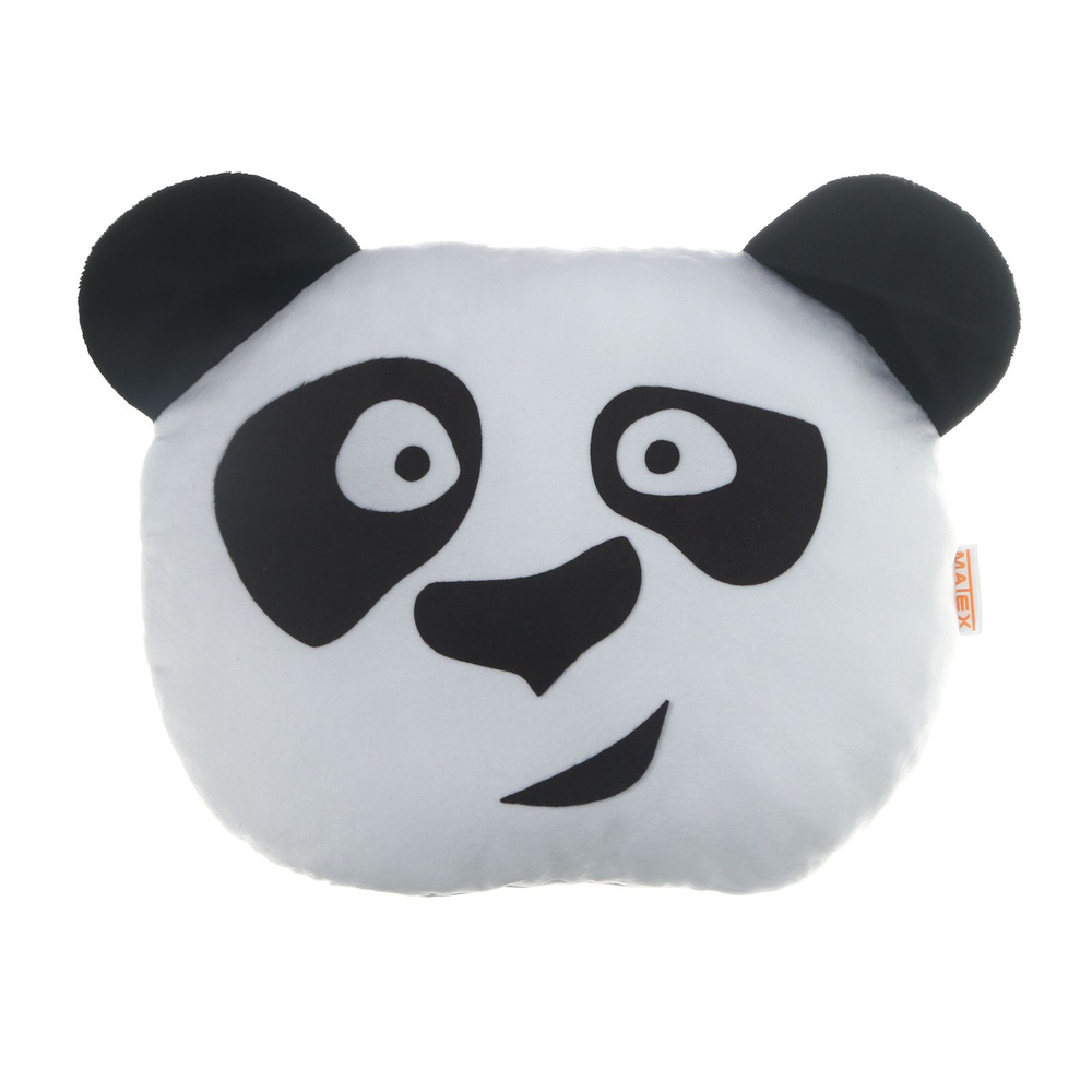 Дополнительный подголовник МАТЕХ EMOJI LINE, PANDA 34х27 см. Цвет белый, арт. 26-853  #1