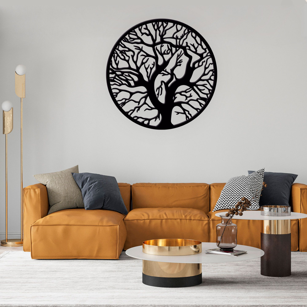 Деревянное декоративное панно на стену для интерьера Дерево жизни  #1