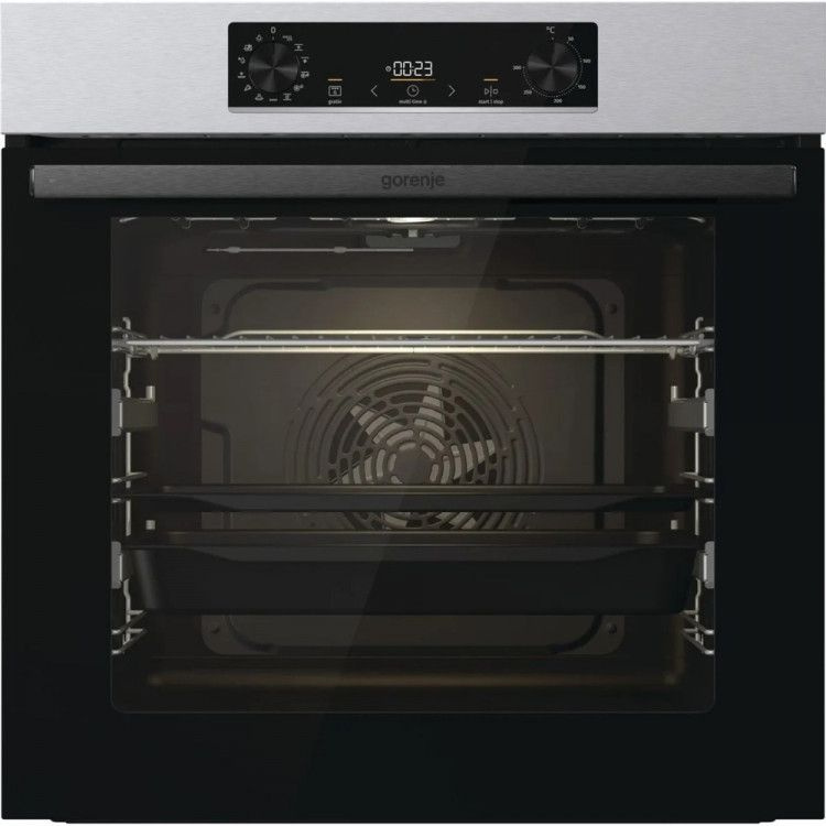 Gorenje  духовой шкаф BOSB6737E09X  черный, серебристый #1