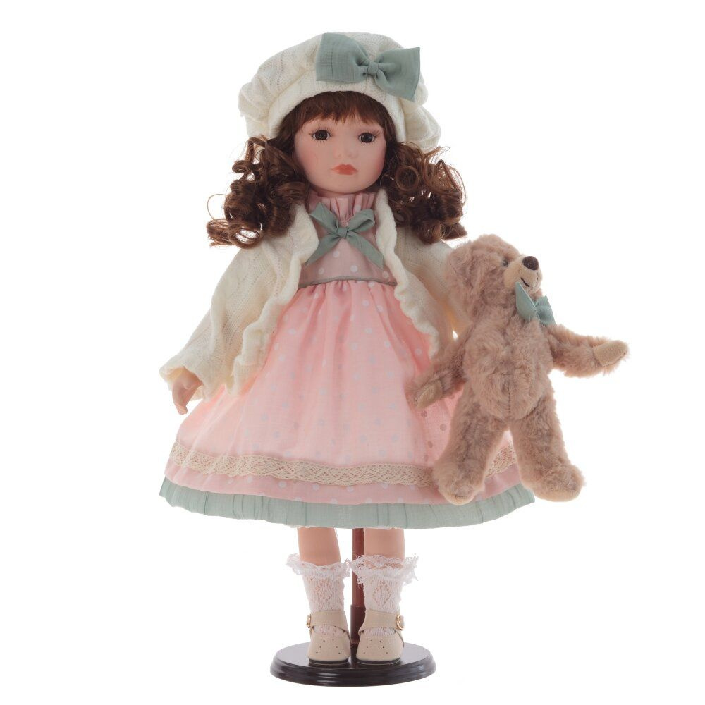 Кукла фарфоровая на подставке "Марина" #1