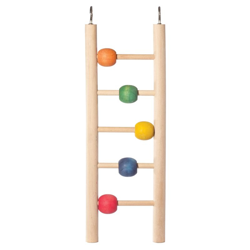 Игрушка для птиц "Лестница с шариками" (23,5 х 7,5 см) Triol #1