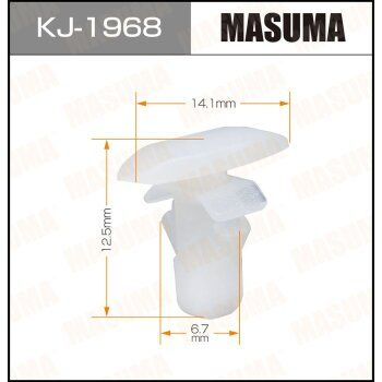 Клипса пластм. крепежная KJ-1968 (50) KJ-1968 MASUMA уп (50 шт) #1