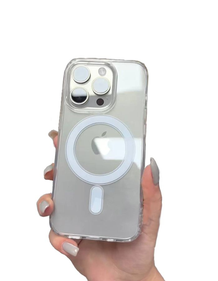 Прозрачный чехол с MagSafe на iPhone 14 pro max #1
