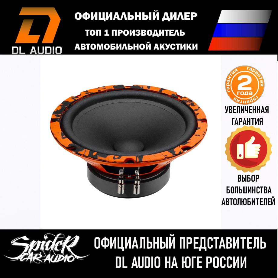 Колонки для автомобиля DL Audio Gryphon Pro 200 Midbass / эстрадная акустика 20 см. (8 дюймов) / комплект #1