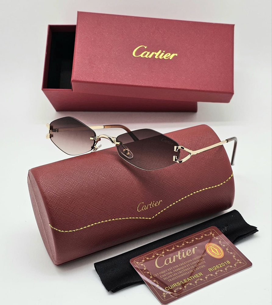 Cartier Очки солнцезащитные #1