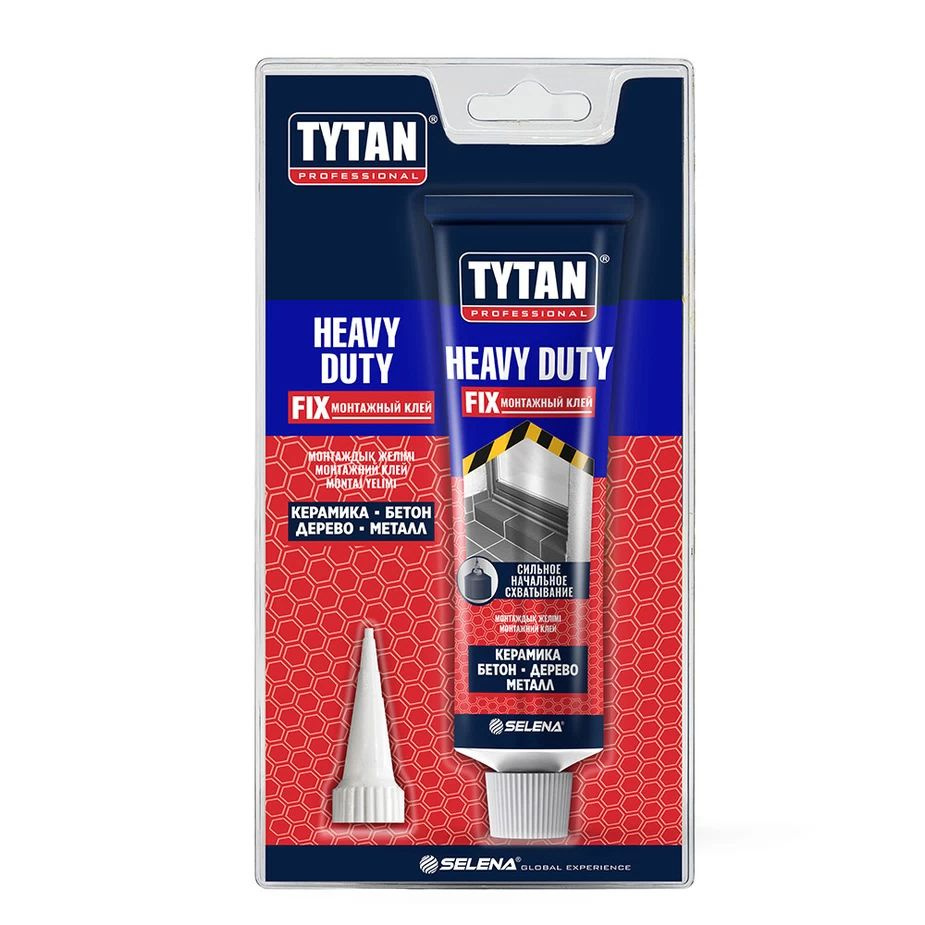 Клей монтажный универсальный Tytan Professional Heavy Duty бежевый 100 мл.  #1