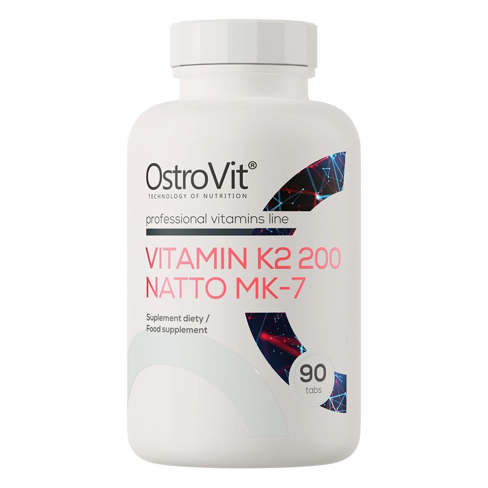 OstroVit Vitamin K2 200 Natto MK-7, Витамин К2 200 Натто для здоровья костей, 90 таблеток  #1