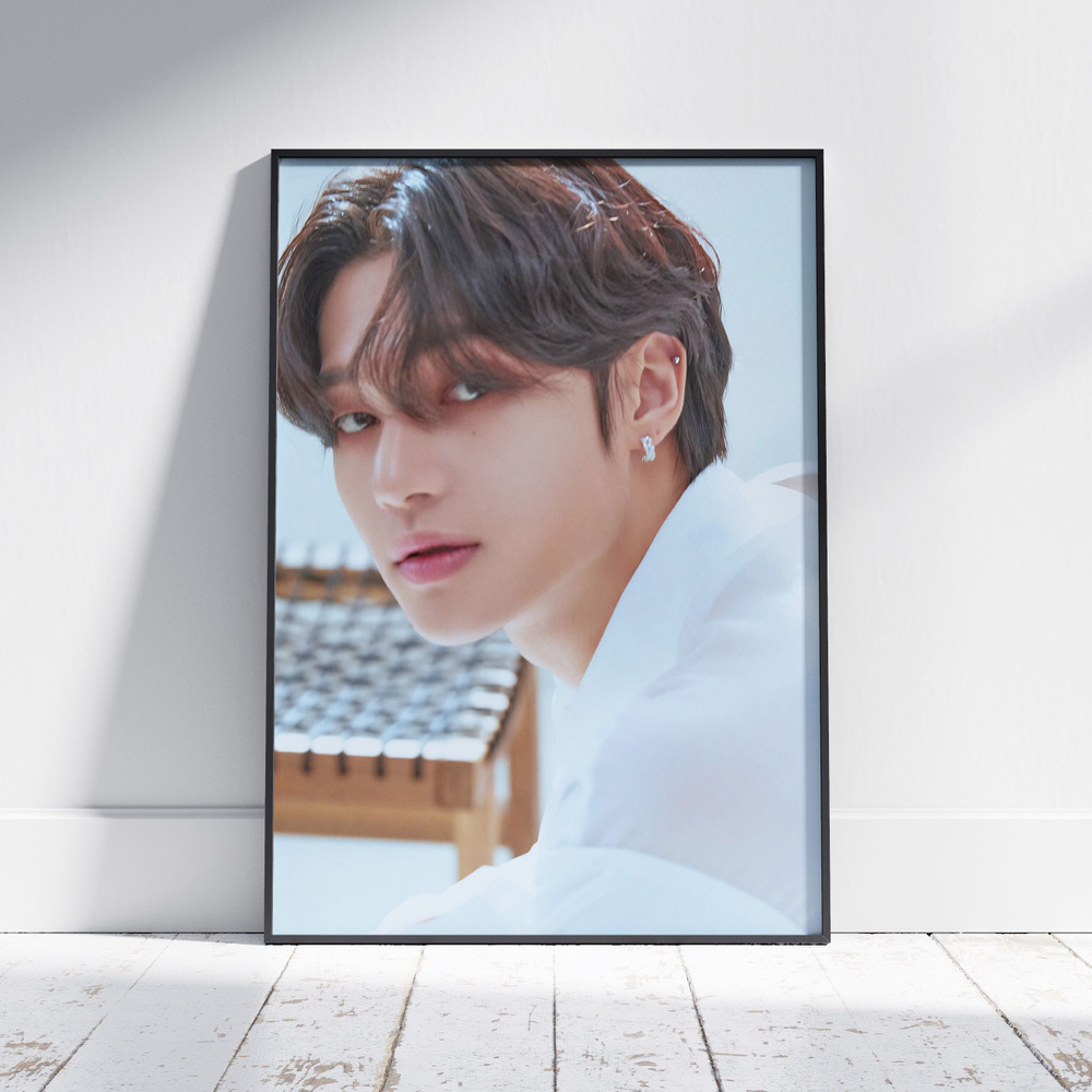 Плакат на стену для интерьера ATEEZ (Уен - Wooyoung 7) - Постер по K-POP музыке формата A4 (21x30 см) #1