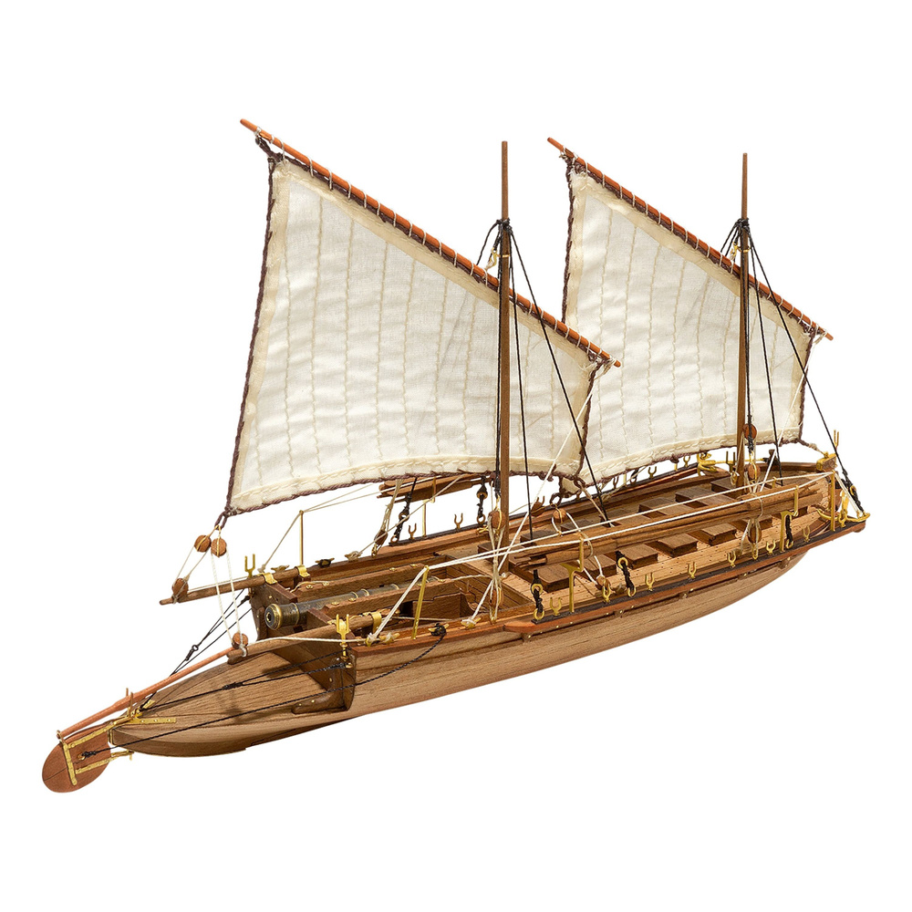 Сборная деревянная модель MK0202 "Канонерский Йол,1801 г." #1