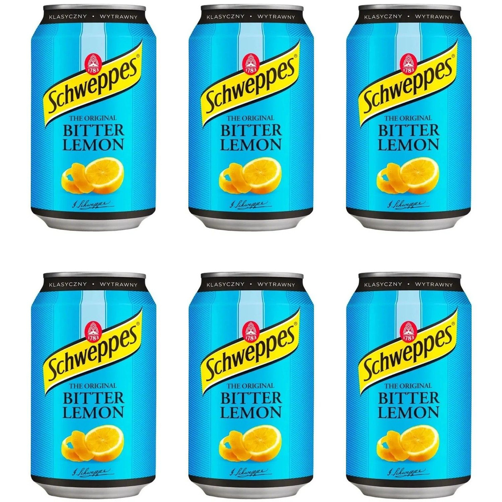 Газированный напиток Schweppes Bitter Lemon, 330 мл (Европа) х 6 шт #1
