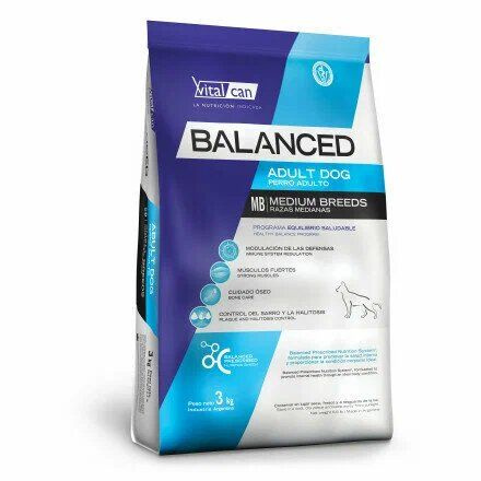 Vitalcan Balanced Dog Adult сухой корм для взрослых собак средних пород с курицей - 3 кг  #1