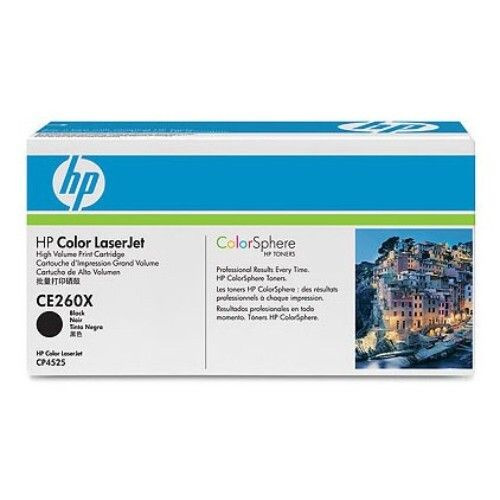 Картридж лазерный HP 649X CE260X черный (17000стр.) для HP CLJ CP4525 #1