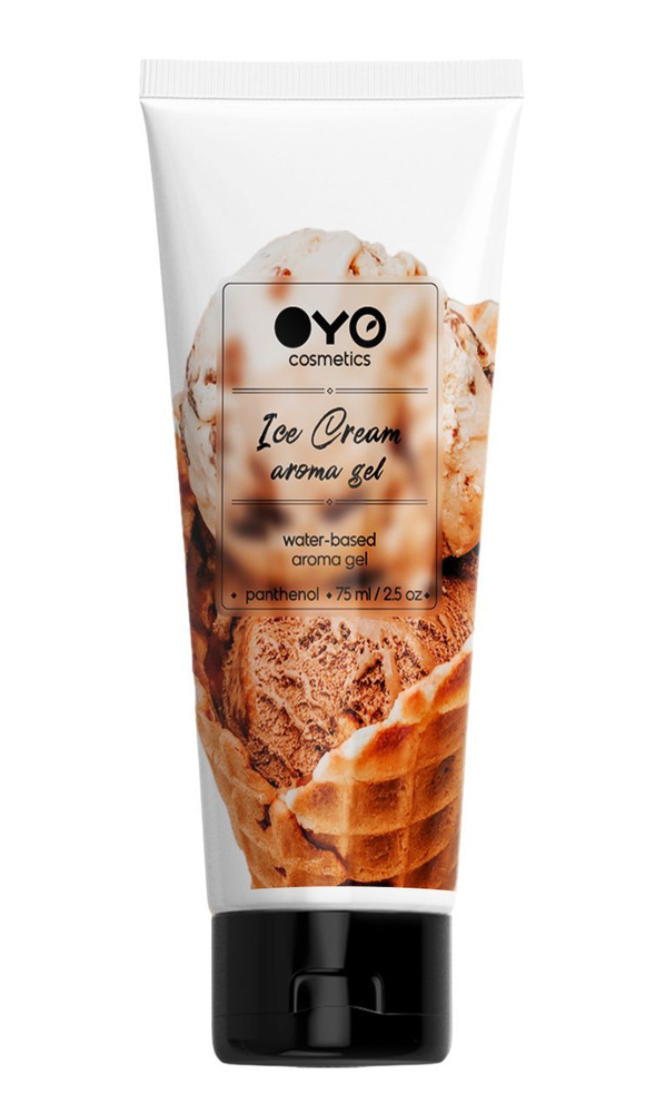 Лубрикант на водной основе OYO Aroma Gel Ice Cream с ароматом пломбира - 75 мл.  #1