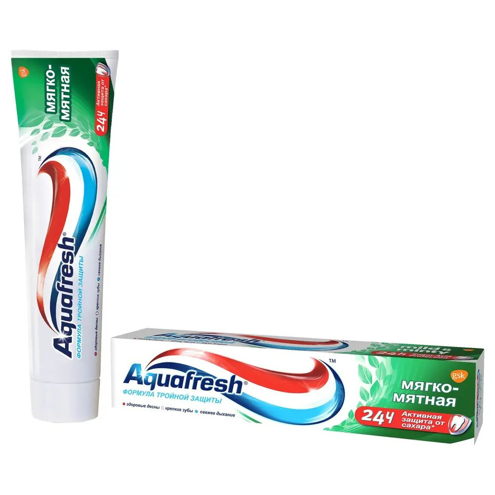 Aquafresh Зубная паста Мягко-мятная, 100мл*2шт #1