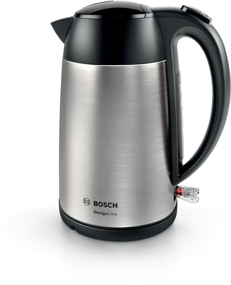 Чайник электрический BOSCH TWK3P420, 2400 Вт, 1.7 л, металл/пластик, фильтр от накипи, автоотключение, #1