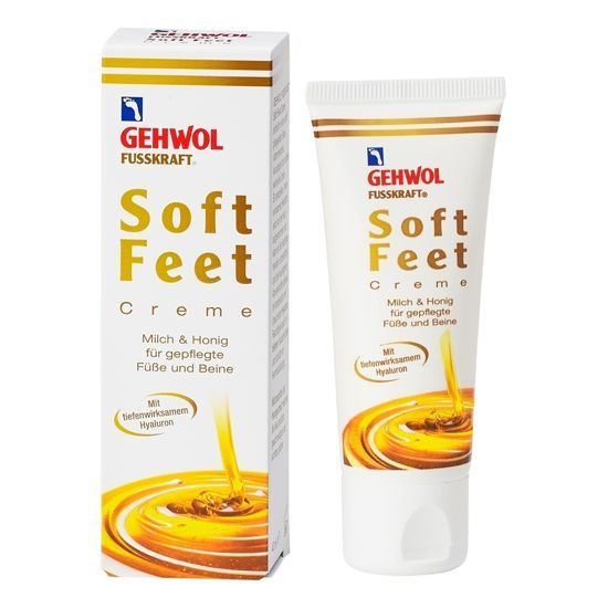 Gehwol Soft Feet Cream - Шелковый крем Молоко и мёд с гиалуроновой кислотой 40 мл  #1