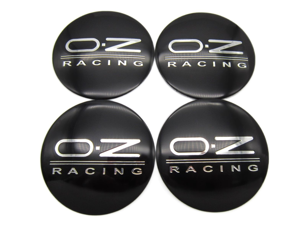 Наклейки на колесные диски OZ Racing black D-45 mm #1