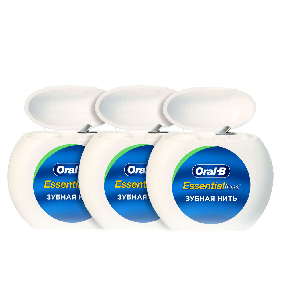 Зубная нить ORAL-B Essential Floss мятная 50м (3 шт.) #1