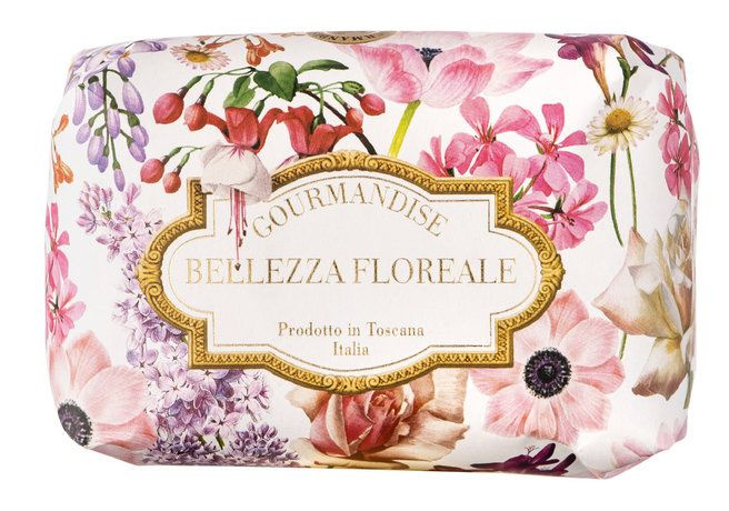 Натуральное мыло с цветочным ароматом Savon Parfume Bellezza Floreale  #1