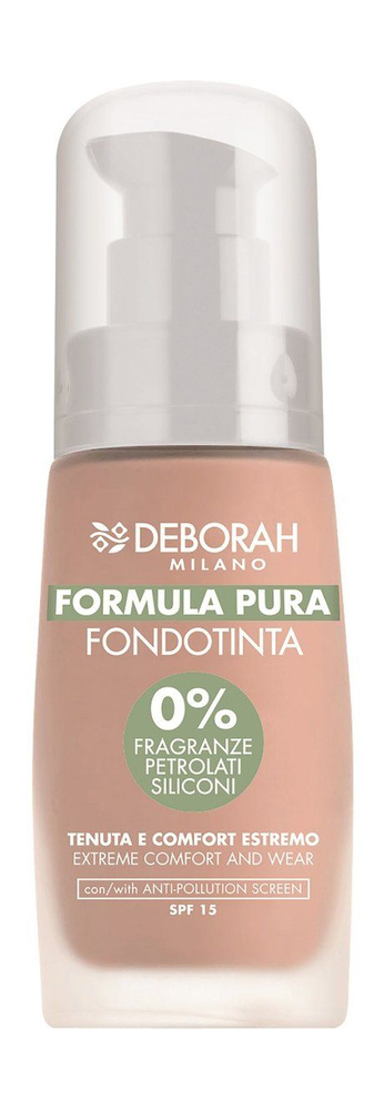 Стойкая тональная основа для лица Formula Pura Foundation SPF 15, 30 мл  #1