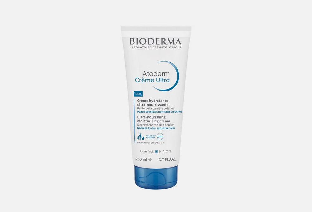 Крем для сухой чувствительной кожи Bioderma Atoderm, 200 мл #1