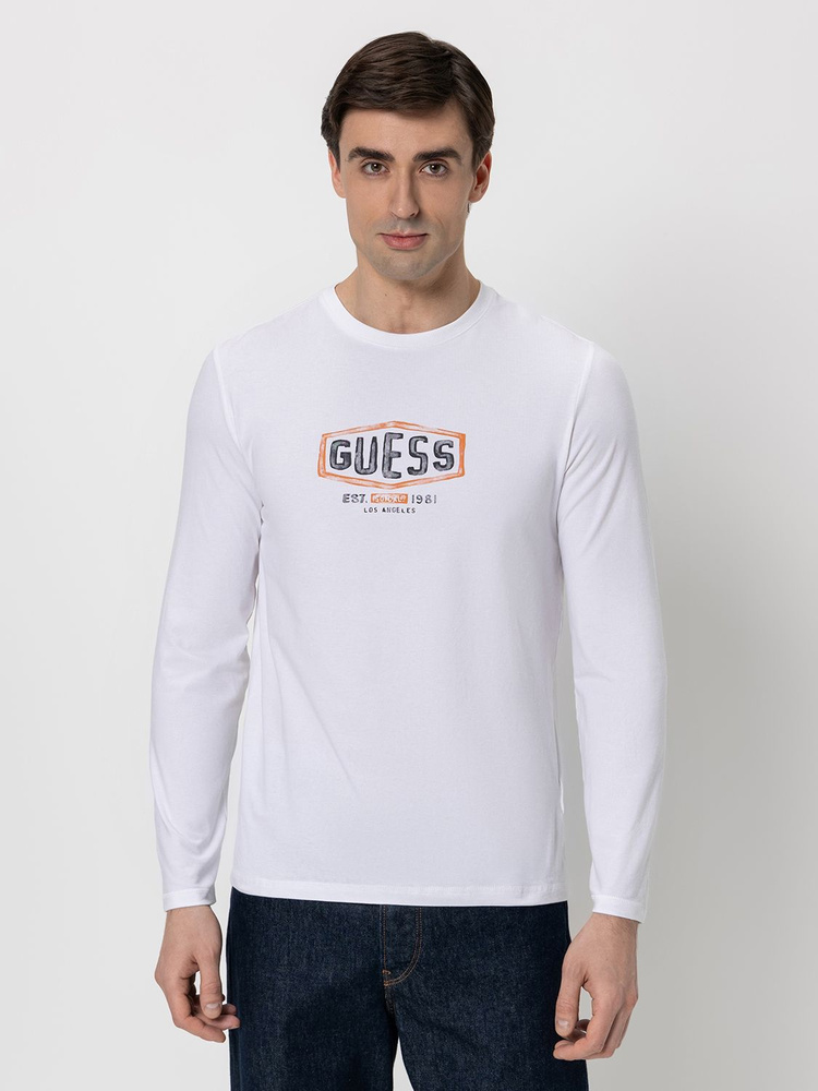 Лонгслив GUESS LS CN GUESS BOX CRAC #1