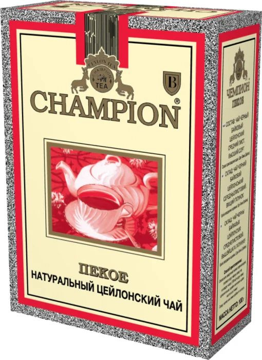 Чай казахстанский черный Champion Pekoe листовой цейлонский, 100 г  #1