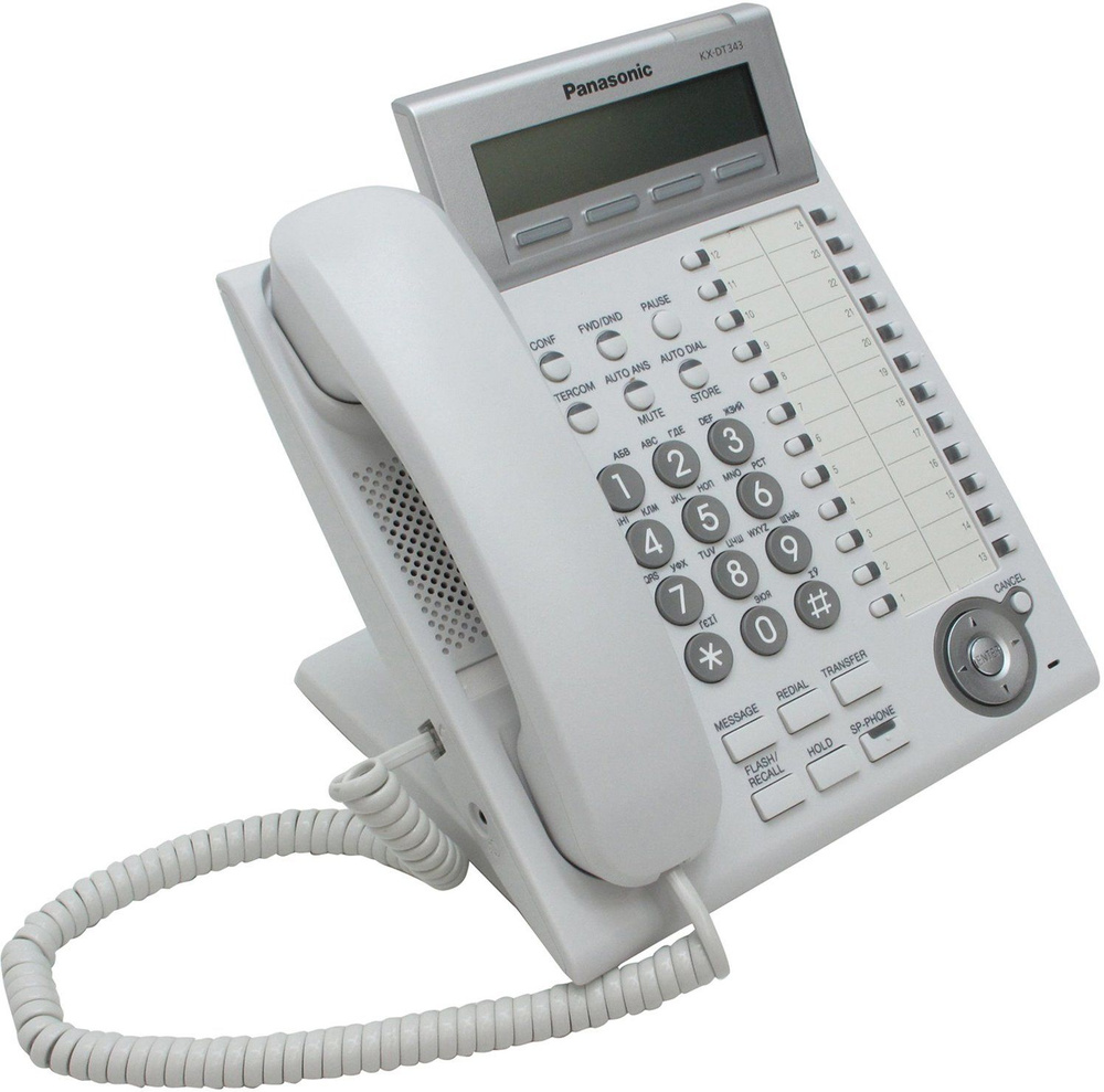 Цифровой системный телефон Panasonic KX-DT 343 #1
