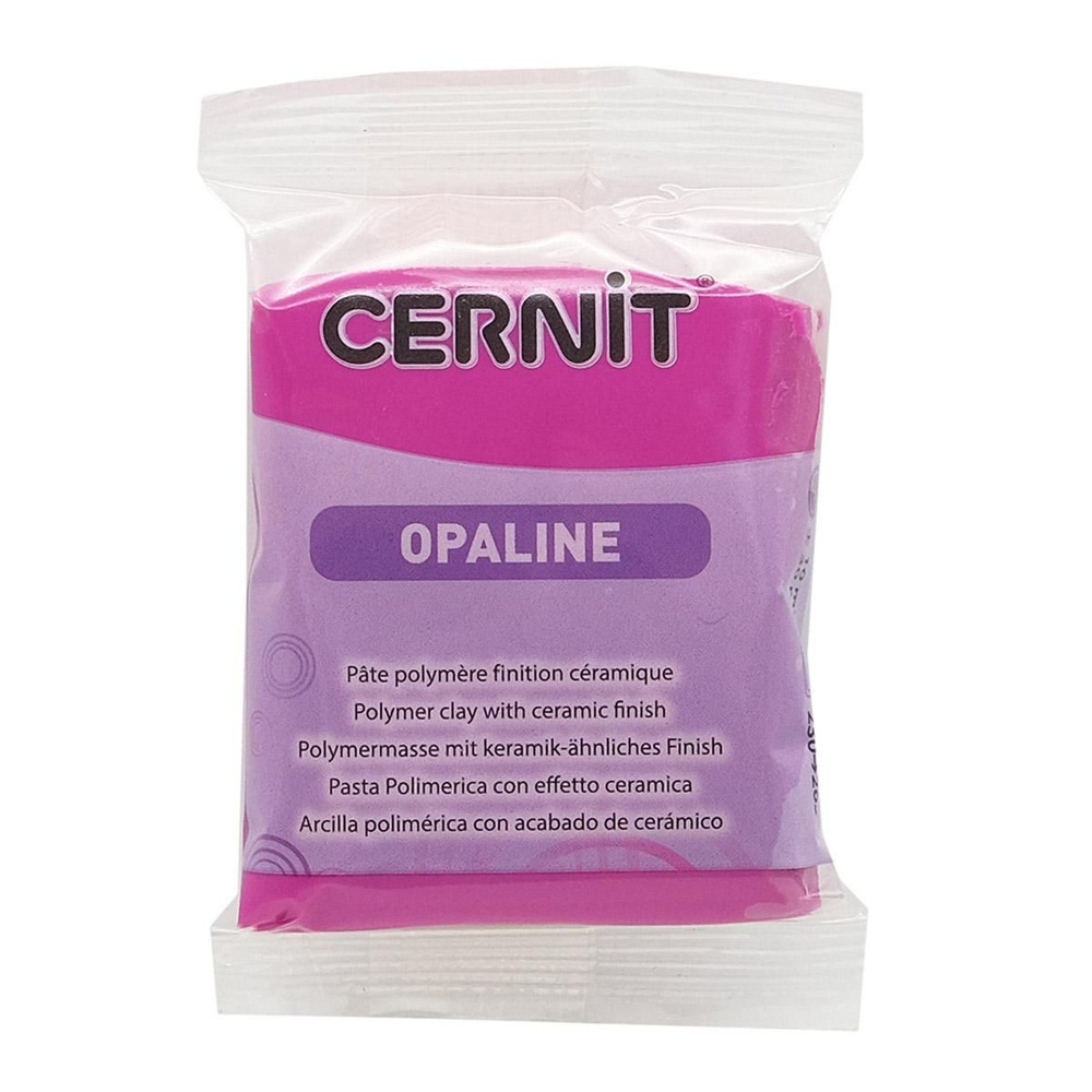 Пластика Cernit "Opaline", полимерная, запекаемая, цвет 460, Маджента, 56 г, CE0880056  #1