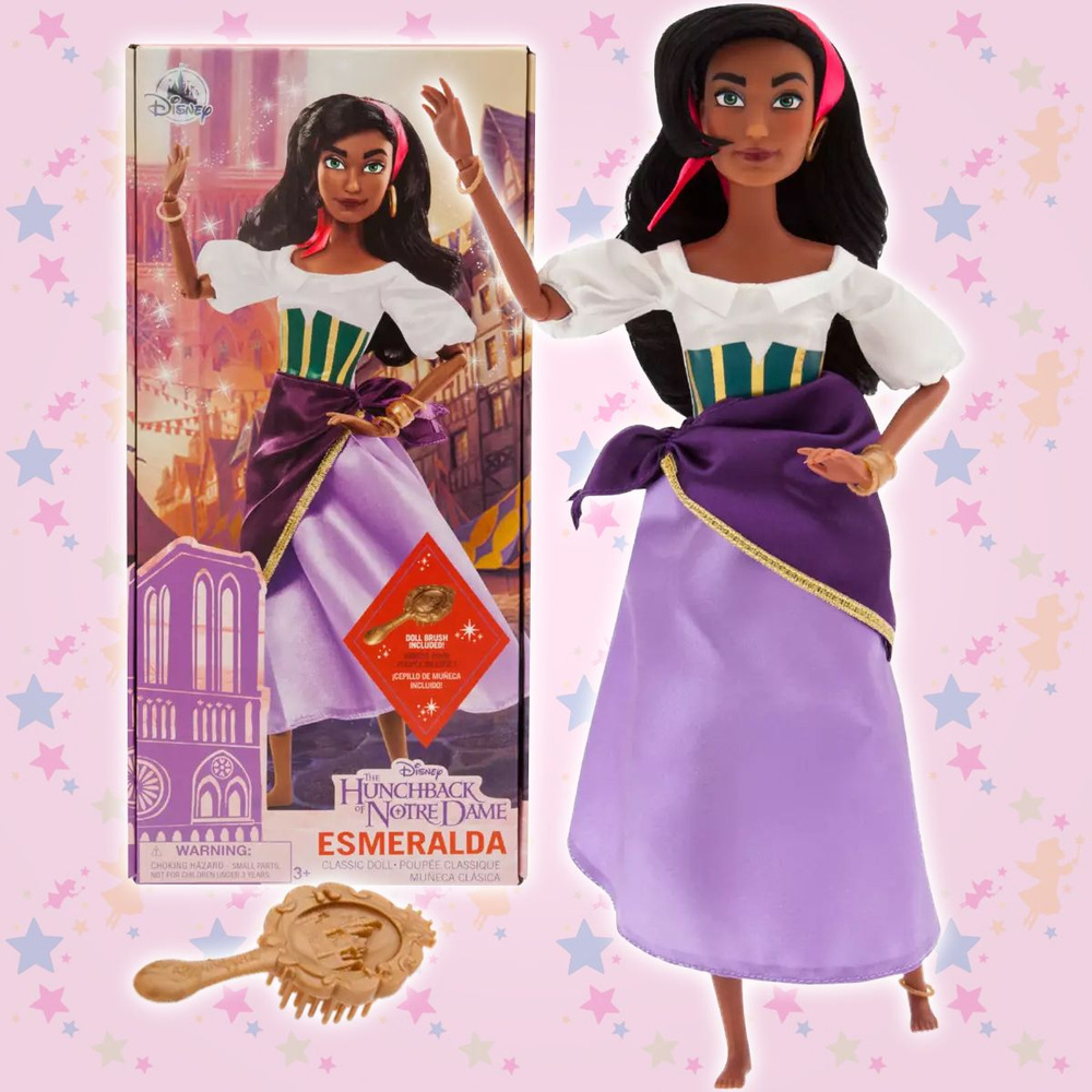 Кукла Эсмеральда из Нотр-Дам, 30 см Дисней с расческой #1
