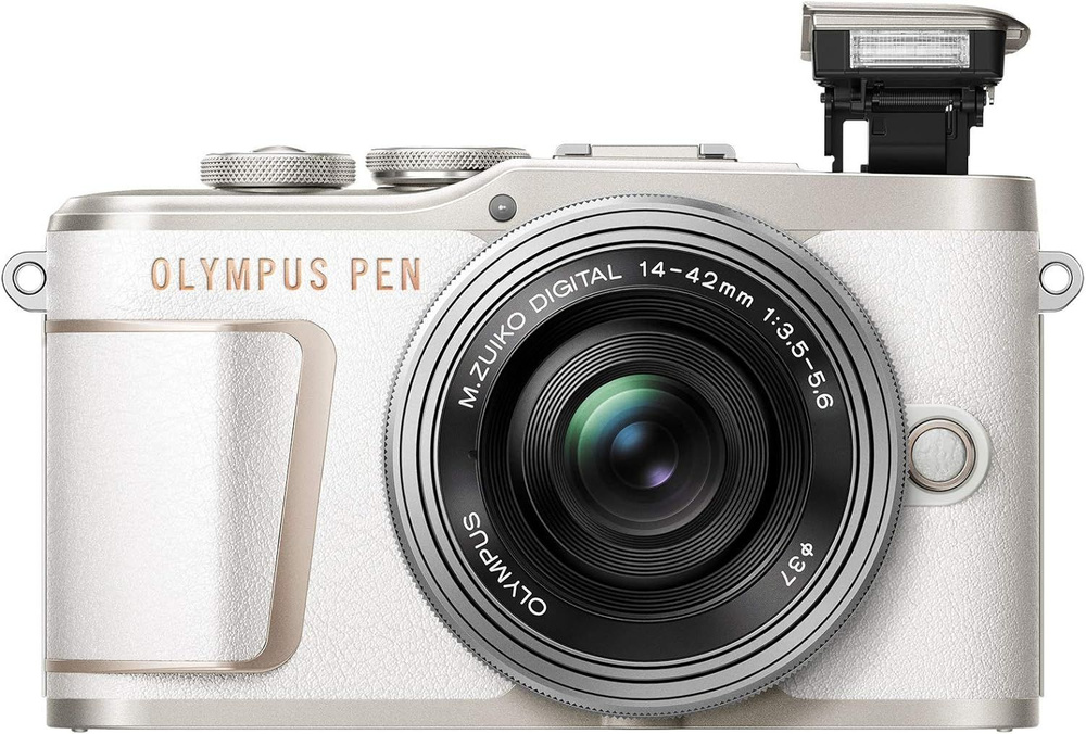 Olympus Компактный фотоаппарат OLYMPUS  PEN  E-PL 10, белый #1