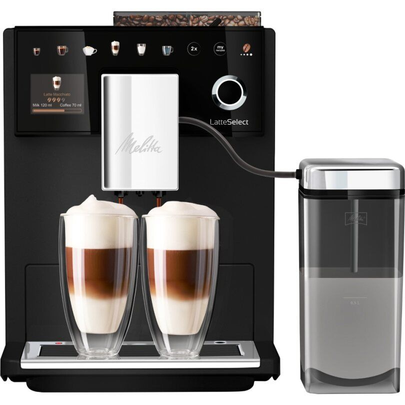 Melitta Автоматическая кофемашина Автоматическая кофемашина Melitta Caffeo F 630-212 LATTE SELECT, черный, #1