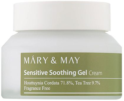 Mary&May Успокаивающий крем-гель c экстрактом чайного дерева Sensitive Soothing Gel Blemish Cream  #1