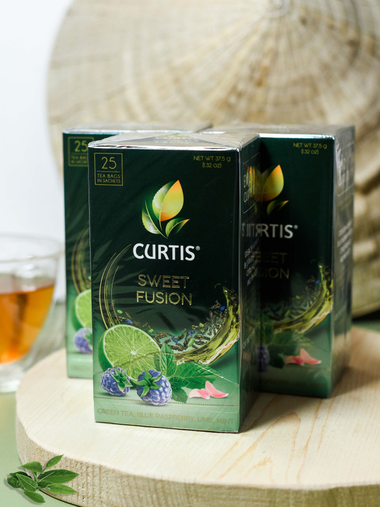 Чай зелёный Curtis Sweet Fusion 3 шт. по 25 пак. (04/26) №3 #1