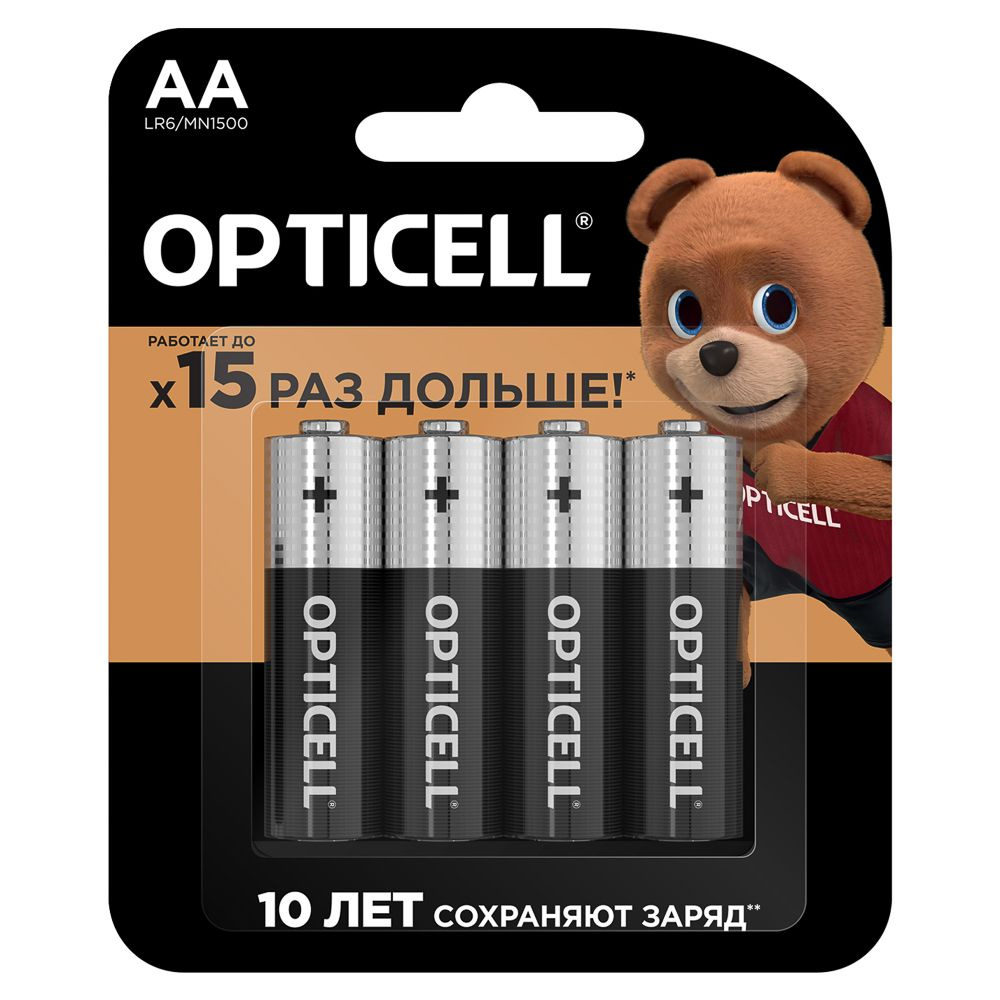 OPTICELL Basic Батарейки AA 4шт #1